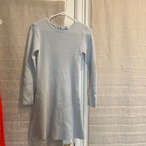 Zara Baby Blue Sweater Dress